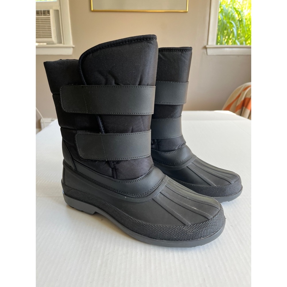 Jousen Sz 9 Mens Snow Boots Waterproof Insulated Warm Fur Lined Outdoor Winter